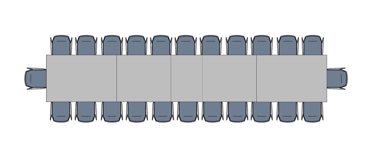 Jednací stůl GATE GATE 140X717 SUNRISE SPRÁVNĚ OPRAVENO